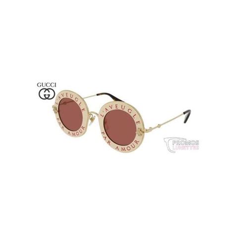 lunettes gucci aveugle par amour|GUCCI GG0113S/002 .